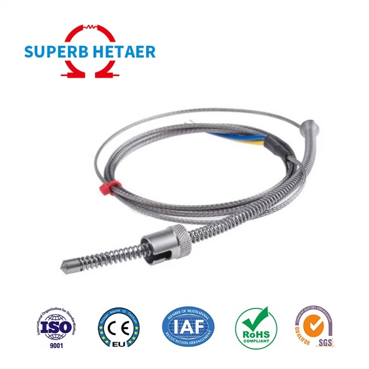 5mm 30mm K J E Spring Type Thermocouple Temperature Controller Sensor