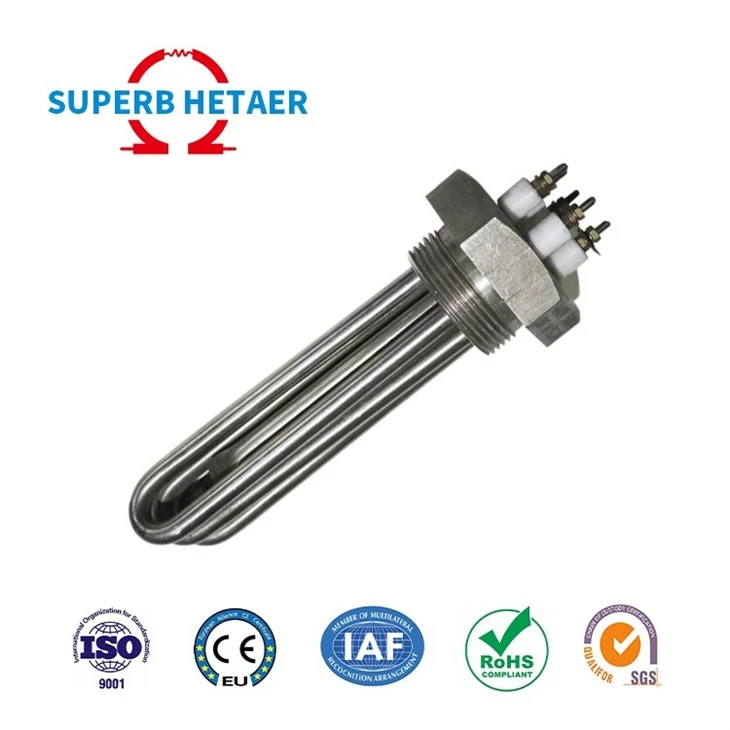 12kw Ptc Tubular Immersion Rod Water Heater For Industrial