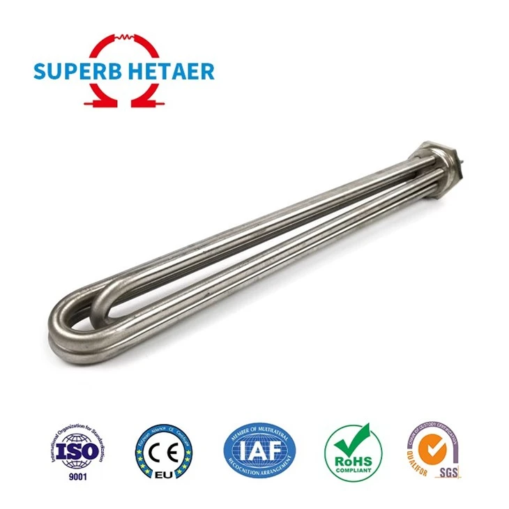 12kw Ptc Tubular Immersion Rod Water Heater For Industrial
