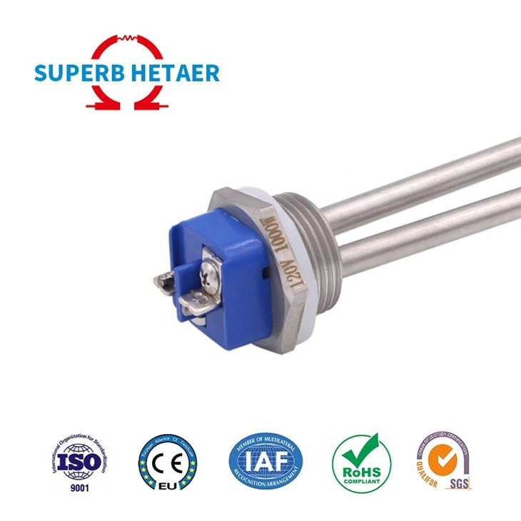 12kw Ptc Tubular Immersion Rod Water Heater For Industrial