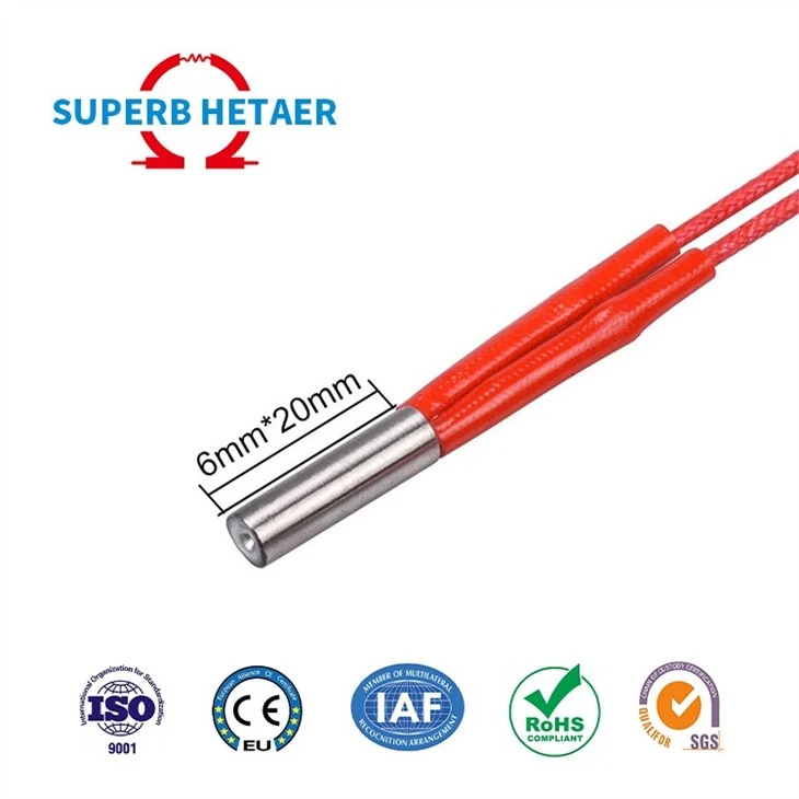 Heat Resistance Stainless Steel Rod 3D Printer Element Electric Cartridge Heater